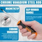 118-Piece Magnetic Screwdriver Set Professional Repair Tool Kit Ideal For Home Improvement And Automotive Maintenance - Image 5