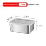 Stainless Steel Food Storage Container With Lid Airtight Container - Image 5