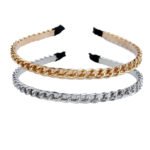 Thick Chain Hair-hoop Women's Metal Hair Band Handmade Winding Headdress Exquisite Hair Accessories Wholesale - Image 4