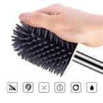 Toilet cleaning brush set round-bottomed toilet brush - Image 4