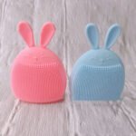 Factory Wholesale Silicone Brush Cleansing Brush Rabbit Ears Facial Cleansing Brush - Image 2