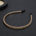 Thick Chain Hair-hoop Women's Metal Hair Band Handmade Winding Headdress Exquisite Hair Accessories Wholesale - Image 8