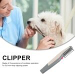 Pet Hair Trimmer For Precision Haircuts And Grooming  Electric Razor 4 AA Batteries Are Required For Use Without Batteries - Image 8