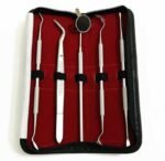5pc Dental Tool Set Stainless Steel Tooth Scraper Wax Carving Dentist Tool Kit Explorer Probe Picks Mirror Teeth Clean Oral Care - Image 3