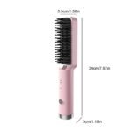 Hair Straightener Brush Fast Heated Straightener Brush Hair Brush Electric Hot Air Comb Hair Straightener Comb EU - Image 5