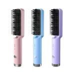 Hair Straightener Brush Fast Heated Straightener Brush Hair Brush Electric Hot Air Comb Hair Straightener Comb EU - Image 6