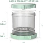 Glass Kimchi Jar Food Bottle Storage Kitchen Organizer - Image 4