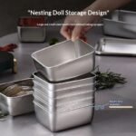Stainless Steel Food Storage Container With Lid Airtight Container - Image 2