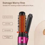 5 In 1 Hair Dryer Brush Kit, Blow Dryer Brush For Drying, Straightening, Volumizing, Curling And Styling Hair - 1000W - Gold - Image 2