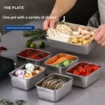 Stainless Steel Food Storage Container With Lid Airtight Container