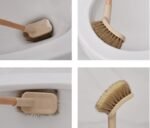 Wooden Household Handle Toilet Brush Cleaning Tools Bathroom Cleaning Brush Kitchen Floor Cleaner Brushes - Image 2