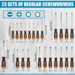 118-Piece Magnetic Screwdriver Set Professional Repair Tool Kit Ideal For Home Improvement And Automotive Maintenance - Image 2