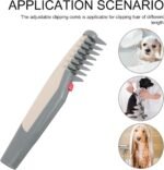 Pet Hair Trimmer For Precision Haircuts And Grooming  Electric Razor 4 AA Batteries Are Required For Use Without Batteries - Image 5