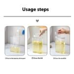 Liquid Detergent Storage Bottle Sealed Cans Large Capacity Container - Image 5