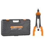 Rivet Nut Tool, 40.6cm Rivnut Tool Kit With 13PCS Metric And SAE Mandrels, 186PCS Rivet Nuts, Semi-auto Retraction