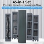 45 In 1 Precision Screwdriver Set, Professional Small Screwdriver Set With Metal Case, Magnetic Repair Tool Kit