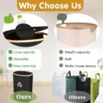 Storage Bottle Container With Lid, Storage Bottle Storage Recycling Container Kitchen Storage Bottle Storage Large Capacity,442-6786-MG - Image 5