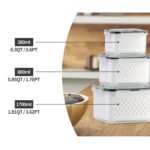 Double-layer Draining Plastic Food Storage Container Set - Image 9